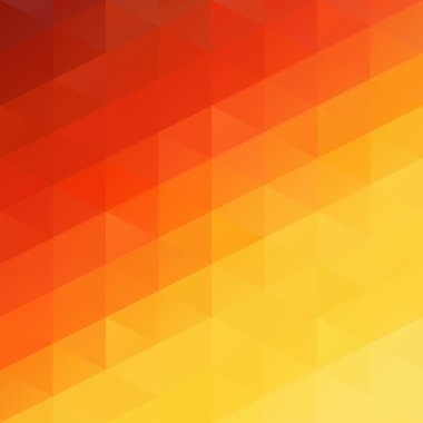 Turuncu Izgara Mozaik Arkaplan, Yaratıcı Tasarım Şablonları