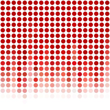 Kırmızı noktalar arka plan, yaratıcı tasarım şablonları