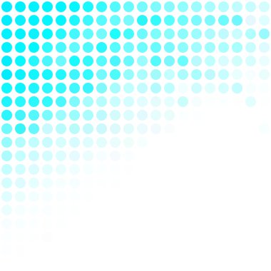 Mavi noktalar arka plan, yaratıcı tasarım şablonları