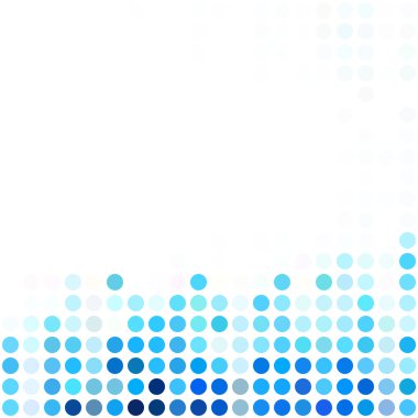 Mavi noktalar arka plan, yaratıcı tasarım şablonları