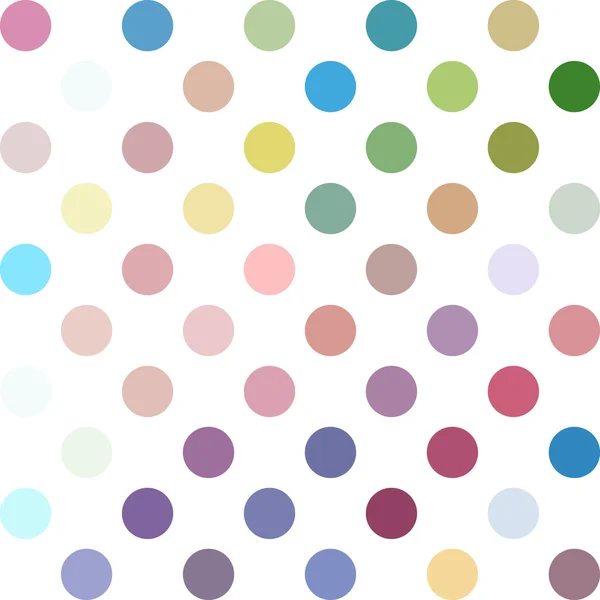 Fond à pois colorés, modèles de conception créative — Image vectorielle