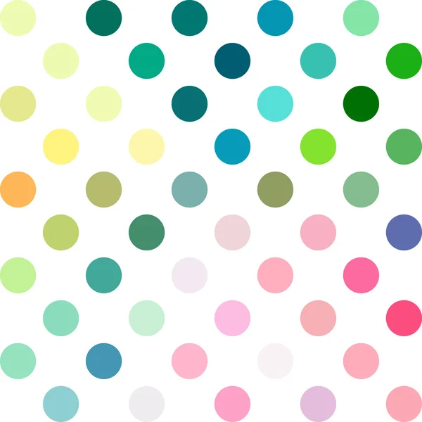 Fond à pois colorés, modèles de conception créative — Image vectorielle