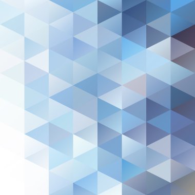 Mavi Izgara Mozaik Arkaplan, Yaratıcı Tasarım Şablonları