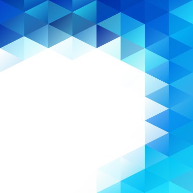 Mavi Izgara Mozaik Arkaplan, Yaratıcı Tasarım Şablonları