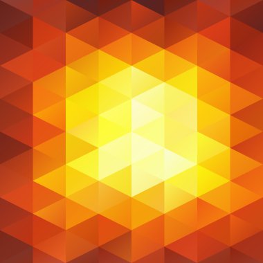 Turuncu Izgara Mozaik Arkaplan, Yaratıcı Tasarım Şablonları