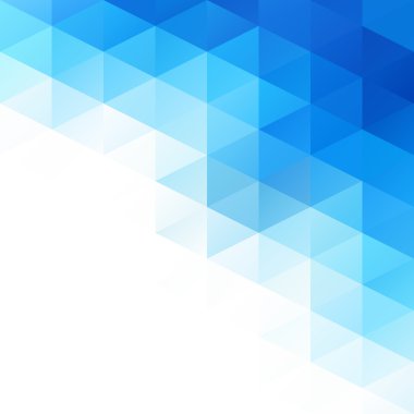 Mavi Izgara Mozaik Arkaplan, Yaratıcı Tasarım Şablonları