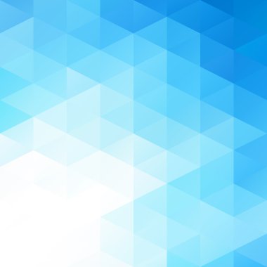 Mavi Izgara Mozaik Arkaplan, Yaratıcı Tasarım Şablonları