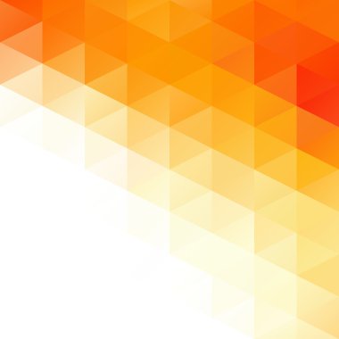 Turuncu Izgara Mozaik Arkaplan, Yaratıcı Tasarım Şablonları