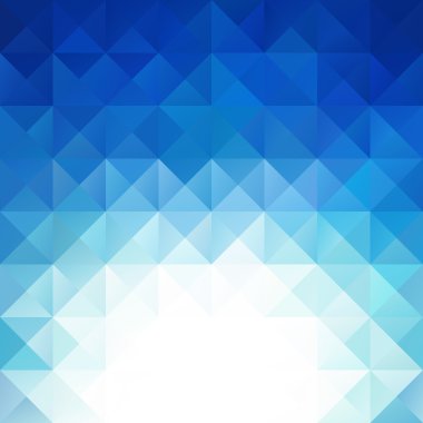 Mavi Izgara Mozaik Arkaplan, Yaratıcı Tasarım Şablonları