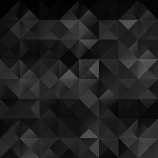 Fondo de mosaico de rejilla negra, plantillas de diseño creativo — Vector de stock