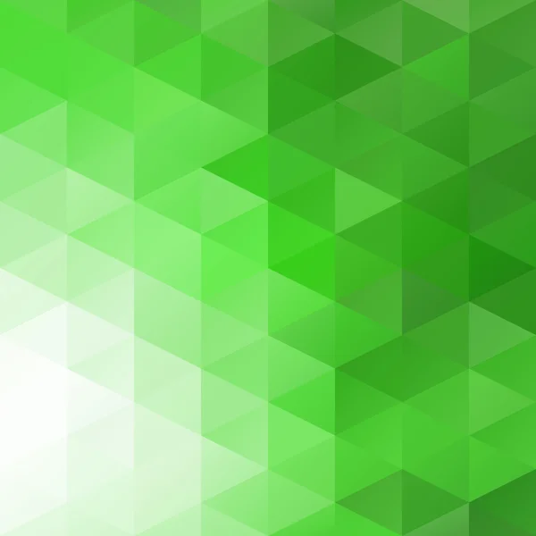 Green Grid Mosaic Background, Creative Design Template — 스톡 벡터