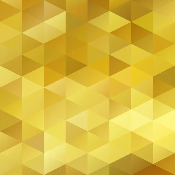 Gelber Gitter-Mosaik-Hintergrund, kreative Design-Vorlagen — Stockvektor