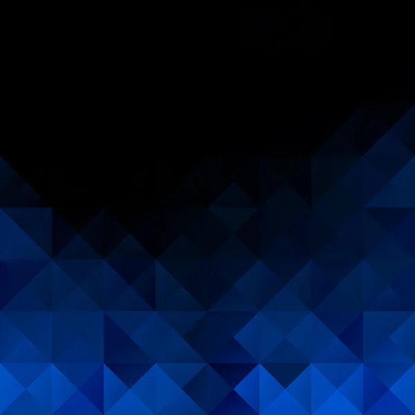 Blauer Grid-Mosaik-Hintergrund, kreative Design-Vorlagen — Stockvektor