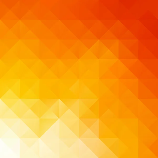 Arrière-plan mosaïque grille orange, Modèles de conception créative — Image vectorielle