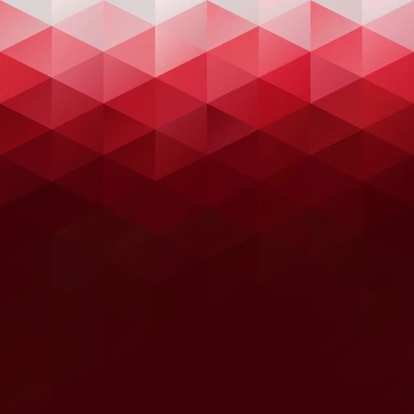 Μωσαϊκά φόντο κόκκινο πλέγμα, δημιουργικό σχεδιασμό πρότυπα — Διανυσματικό Αρχείο