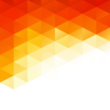 Turuncu Izgara Mozaik Arkaplan, Yaratıcı Tasarım Şablonları