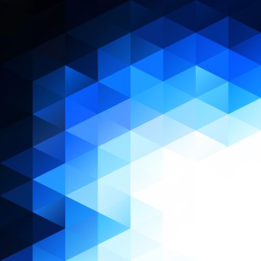 Mavi Izgara Mozaik Arkaplan, Yaratıcı Tasarım Şablonları