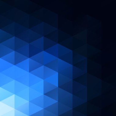 Mavi Izgara Mozaik Arkaplan, Yaratıcı Tasarım Şablonları