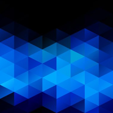 Mavi Izgara Mozaik Arkaplan, Yaratıcı Tasarım Şablonları