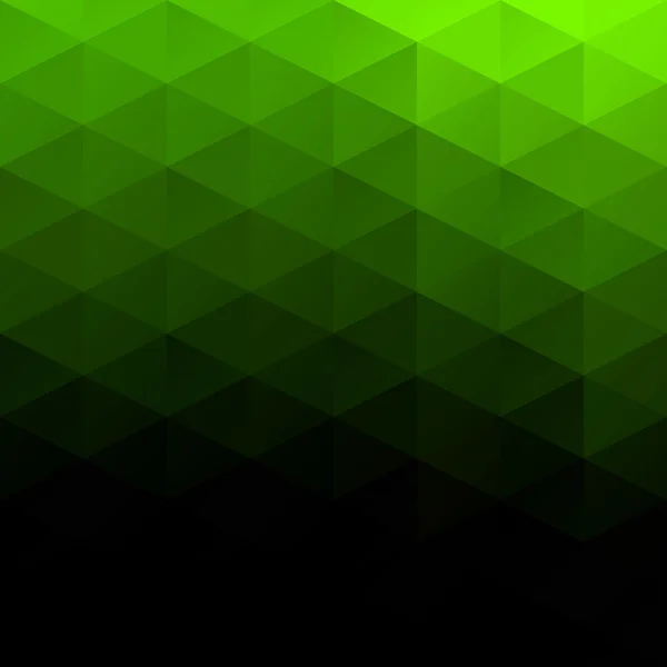Groene rooster Mozaïek achtergrond, Creative Design Templates — Stockvector