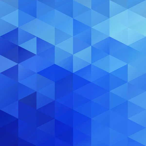 Blauer Grid-Mosaik-Hintergrund, kreative Design-Vorlagen — Stockvektor