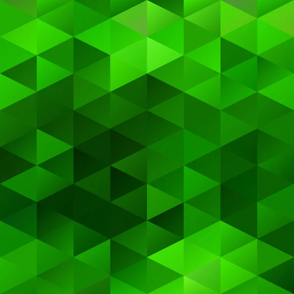 Grüner Grid-Mosaik-Hintergrund, kreative Design-Vorlagen — Stockvektor