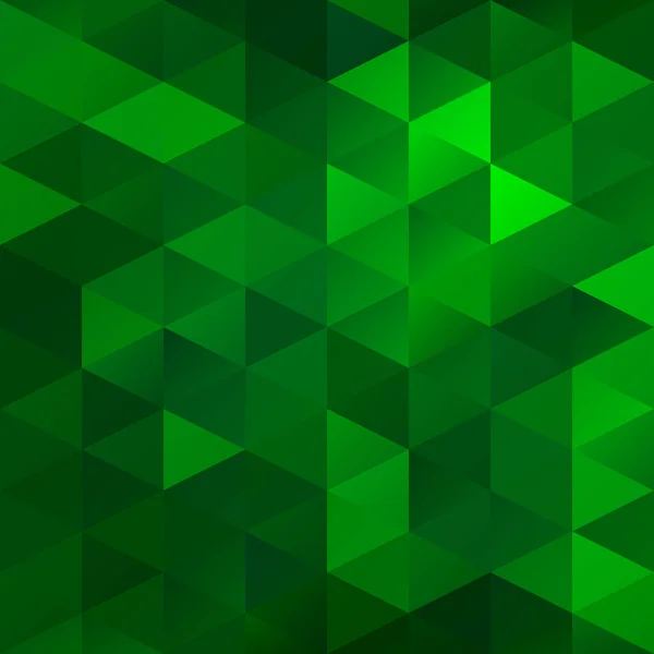 Grüner Grid-Mosaik-Hintergrund, kreative Design-Vorlagen — Stockvektor