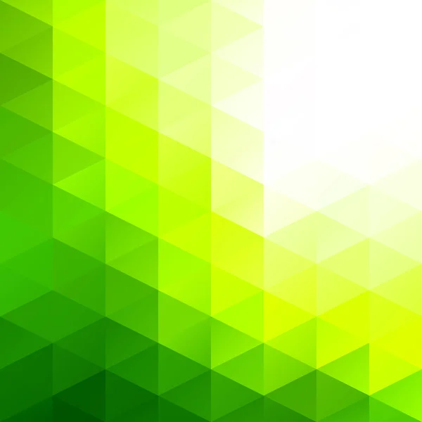 Green Grid Mosaic Background, Creative Design Templates — Stock Vector