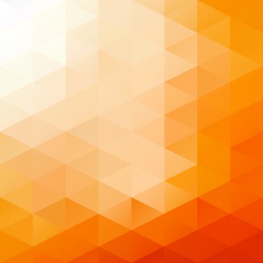 Turuncu Izgara Mozaik Arkaplan, Yaratıcı Tasarım Şablonları