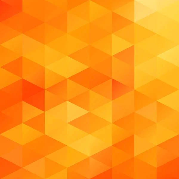 Fundo do mosaico grade laranja, modelos de design criativo — Vetor de Stock