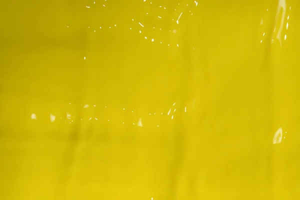 Splash Gelombang Cat Air Kuning — Stok Foto
