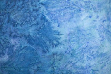 Kraft mavi kağıt dokusu arkaplan yüzeyi dekorasyon doğası tasarımı