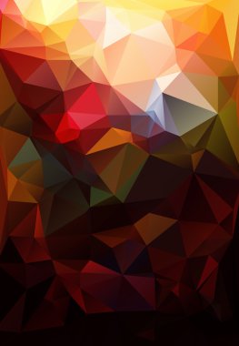 Poligonal mozaik arka plan, vektör çizim, iş tasarım şablonları