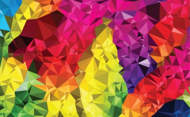 Poligonal mozaik arka plan, vektör çizim, iş tasarım şablonları