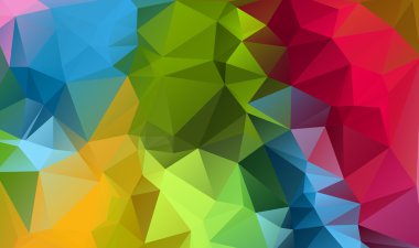 Poligonal mozaik arka plan, vektör çizim, iş tasarım şablonları