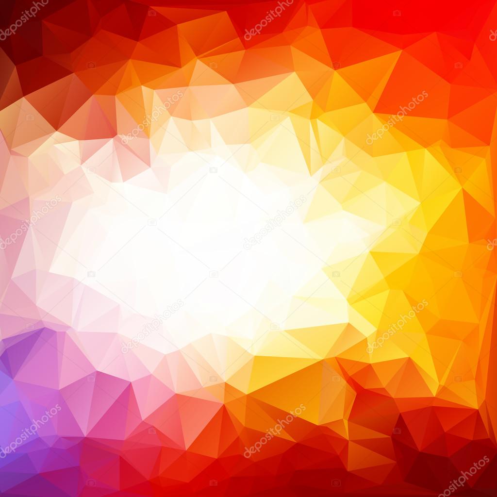colorful polygonal mosaic background, Vector illustration,  Business design templates