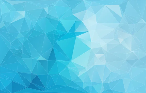 Fondo de mosaico poligonal de luz azul, ilustración vectorial, plantillas de diseño empresarial — Vector de stock