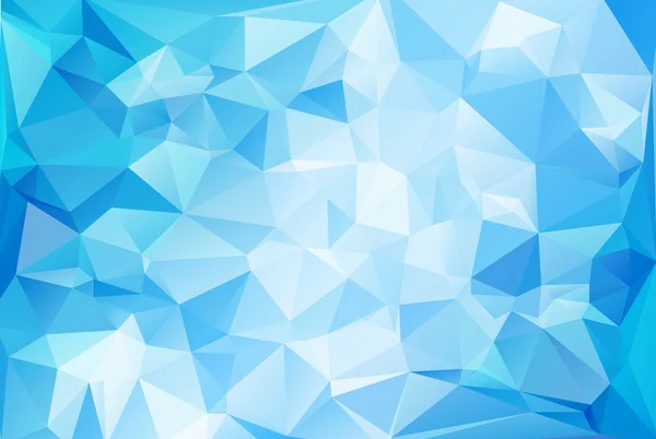 Blue White Polygonal Mosaic Background, Vector illustration, Creative
