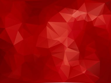 Kırmızı beyaz ışık çokgen mozaik arka plan, vektör çizim, iş tasarım şablonları