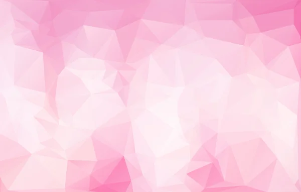 ピンク光多角形モザイク背景、ベクトル図、ビジネス デザイン テンプレート — ストックベクタ