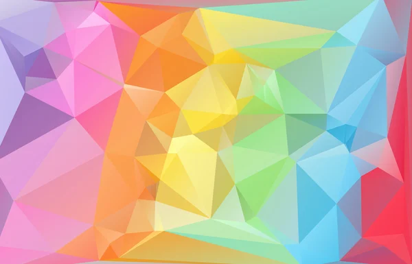 Feier schönen polygonalen Mosaik Hintergrund, Vektorillustration, kreative Business-Design-Vorlagen — Stockvektor