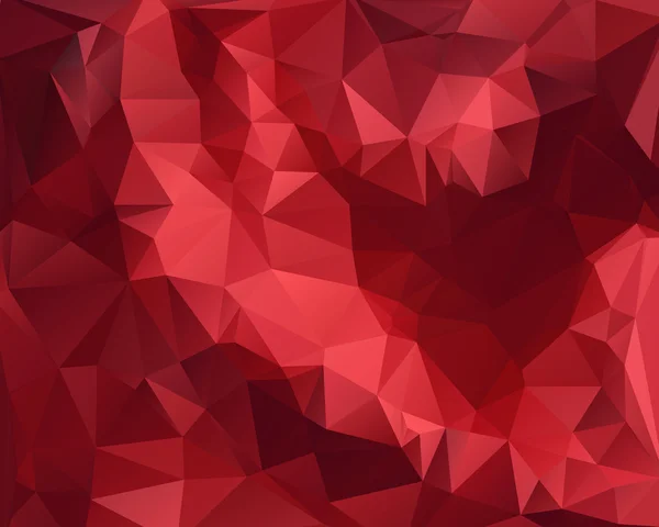 Rotes weißes Licht polygonalen Mosaik Hintergrund, Vektorillustration, kreative Business-Design-Vorlagen — Stockvektor