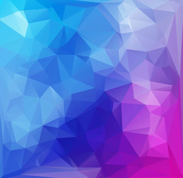 Blue Purple Light Polygonal Mosaic Background, Vector illustration,  Creative  Business Design Templates — Stock Vector