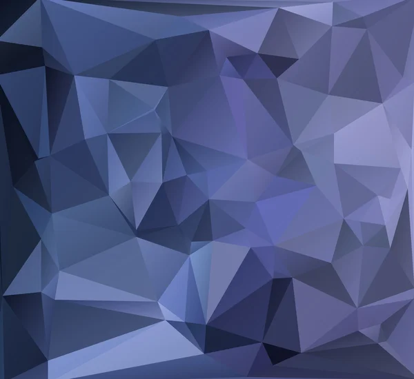Lebendige schwarze Farbe polygonalen Mosaik Hintergrund, Vektorillustration, kreative Business-Design-Vorlagen — Stockvektor