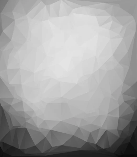 Arrière-plan mosaïque polygonale blanche grise, Illustration vectorielle, Modèles de conception d'entreprise créative — Image vectorielle