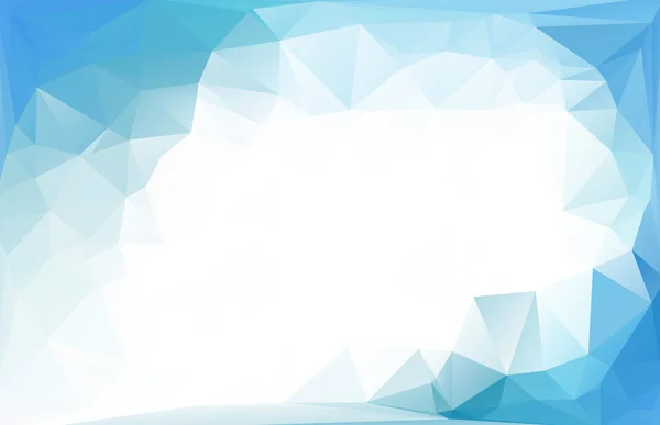 Fond polygonal de mosaïque de lumière blanche bleue, illustration vectorielle, modèles créatifs de conception d'entreprise — Image vectorielle
