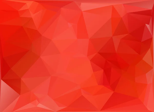 Κόκκινο λευκό φως πολυγωνικό μωσαϊκό φόντο, εικονογράφηση φορέας, δημιουργική τέχνη επιχειρήσεων πρότυπα σχεδίασης — Διανυσματικό Αρχείο