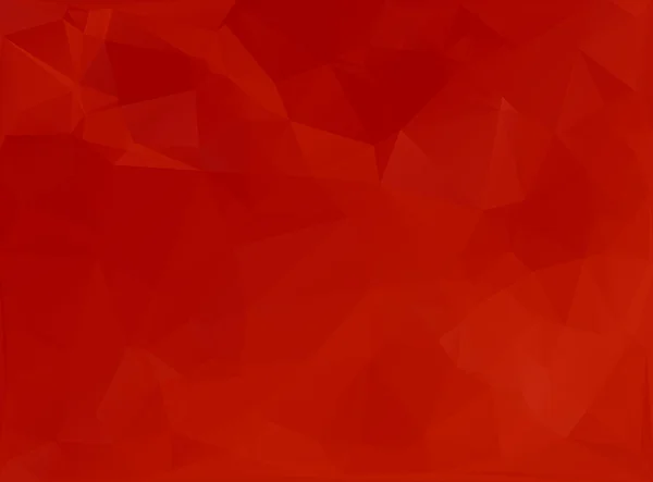 Červená polygonální mozaika pozadí, vektorové ilustrace, kreativní Design šablony obchodních — Stockový vektor