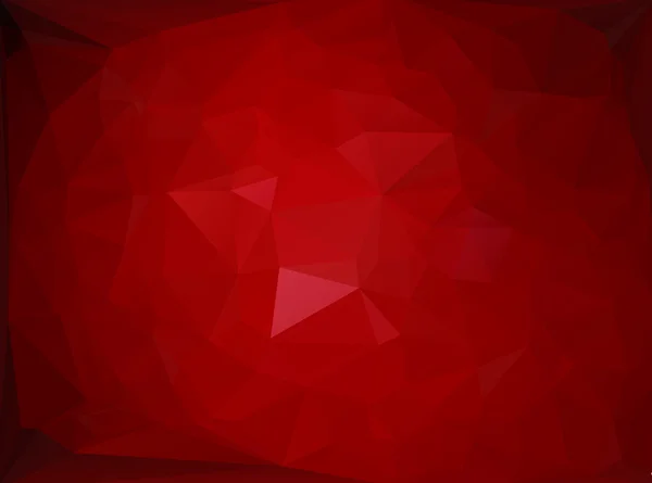 Rood zwart licht veelhoekige mozaïek achtergrond, vectorillustratie, creatieve kunst Business Design Templates — Stockvector