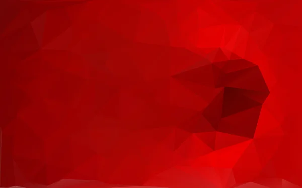 Rood wit licht veelhoekige mozaïek achtergrond, vectorillustratie, creatieve kunst Business Design Templates — Stockvector